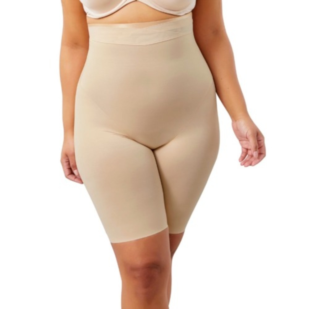 New Shaper High Waist Thigh Slimmer Maidenform Transparent DM0047 $52 Medium NWT